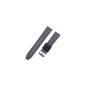 Curea pentru ceas Alfa - Silicon Negru si Gri - 20mm, 22mm - 5S15 Rosu - Img 2