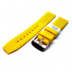 Curea pentru Ceas - Morellato Sile Silicone Yellow - Imprimeu Gaurele - 22mm - A01X4983187097CR - Img 3