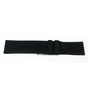 Curea pentru ceas Neagra din Silicon - 26mm - W3637 - Img 2