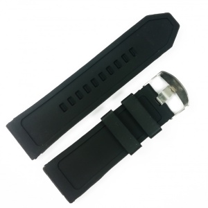 Curea pentru ceas Neagra din Silicon - 26mm - W3637 - Img 3
