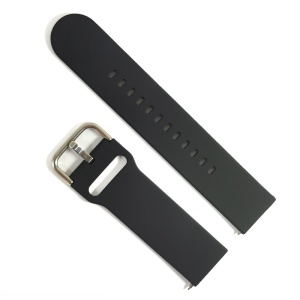 Curea pentru ceas Neagra din Silicon tip SmartWatch - 20mm, 22mm