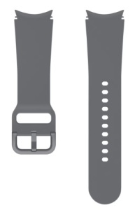 Curea Smartwatch Compatibilă Samsung – Sport Band (20 mm, M/L) pentru Galaxy Watch 4 / 4 Classic – Gri – Fluoroelastomer