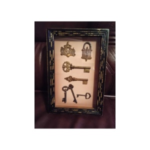 Cutie pentru Chei „Yanis” – Lemn Maro Întunecat, 20 × 30 cm WZ2223 - Img 3