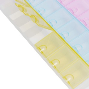 Cutie Plastic Cu Organizator 21 Spații Colorate WZ2376 - Img 3