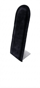 Expozor pentru 7 Lanțuri – Catifea – Gri sau Negru – 10x24 cm – Expozitor Bijuterii - Img 4