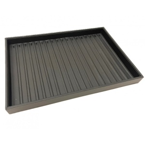 Organizator Bijuterii Premium „Royal Black” – Tavă Stackable din Piele Ecologică pentru Coliere și Brățări - Img 2
