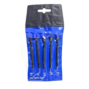 Set Complet pentru Reparatii si Intretinere Ceasuri | 5 Surubelnite Semi-Profesionale WZ2626