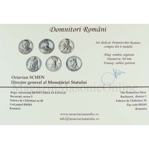 Set de Medalii Comemorative – Domnitorii Români – Carte de Istorie în Metal – Colecție Oficială - Img 3