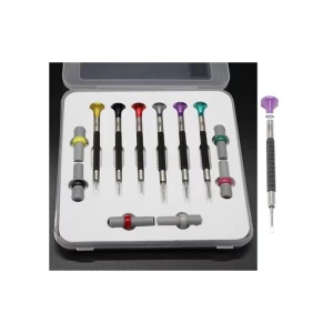 Set Șurubelnițe de Precizie Kwong Yuen GY0183 – 6 Dimensiuni – Rulmenți cu Bile – Pentru Orologerie și Micro-Mecanică