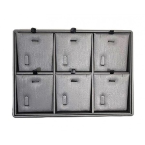 Tava Expozitie Bijuterii | Organizator Elegant cu 6 Compartimente WZ4457 - Img 2