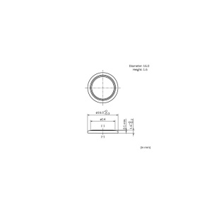 Baterie pentru Ceas Murata CR1616 | 3V Litiu | Calitate Japoneză | Înlocuiește DL1616, BR1616 - Img 2