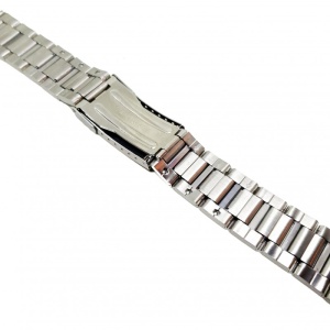 Brata de ceas Argintie, doua nuante - 20mm, 22mm - 8BR90 - Img 3