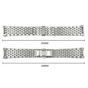 Brățară Compatibilă Tissot Le Locle – 22 mm – Oțel Inoxidabil Argintiu – T006.707 - Img 2
