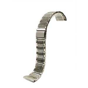 Bratara de ceas Argintie cu butoane laterale 20mm MT4764