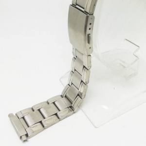 Bratara de ceas din otel inoxidabil Argintie reglabila 18mm - 22mm - BR3158 - Img 2