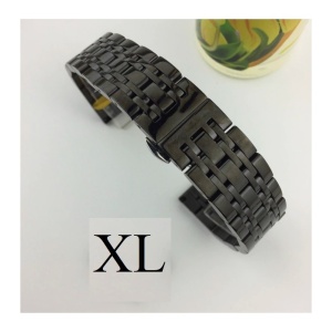 Bratara de ceas neagra din otel inoxidabil 20mm 22mm WZ3425
