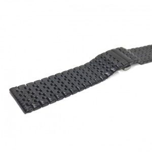 Bratara de ceas Neagra din Otel Inoxidabil - 22mm - WZ3789 - Img 2