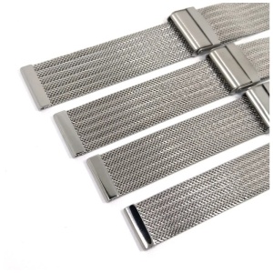 Brățară de Ceas Universală – Oțel Inoxidabil 20 mm – Grosime 18mm 20 mm 22mm – Lungime 20 cm – Închidere Fluture - Img 2