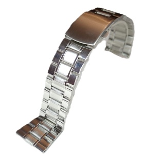 Brățară Oțel Inoxidabil Argintie – Butoane Laterale – Grosime 3 mm – 16-24 mm