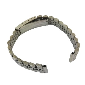Bratara pentru ceas Argintie - 5 randuri de zale - 12mm - WZ3960 - Img 3