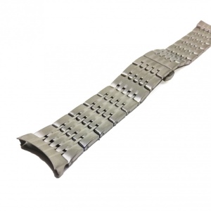 Bratara pentru Ceas Argintie din Otel Inoxidabil - Capete Curbate - 22mm - WZ3793 - Img 3