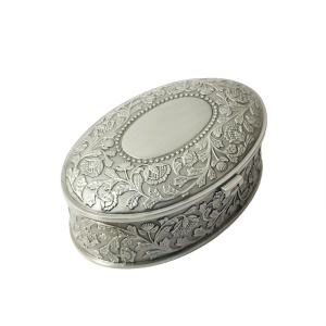 Casetă de bijuterii din antimoniu 14,5cm - Img 3