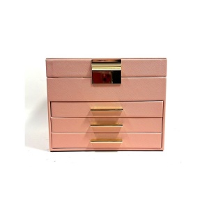 Caseta de Bijuterii Elegantă Deluxe – Nuanța Rose Dusty - Img 2