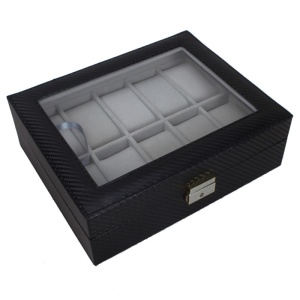 Caseta pentru 10 ceasuri Black Carbon - WZ3447 - Img 2