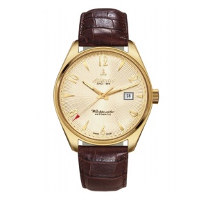 Ceas Atlantic Automatic Worldmaster Art Deco 51752.45.35G