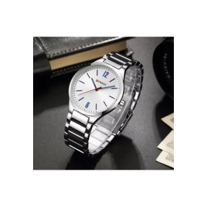 Ceas Barbătesc Elegant Curren 8280 | Design Clasic cu Bratară Metalică - Img 3