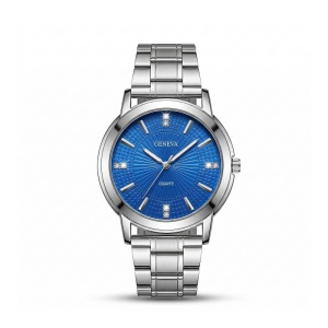 Ceas Bărbătesc Geneva Blue - Oțel Inoxidabil, 41mm | WZ4790