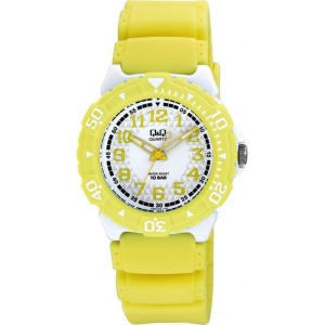 Ceas Damă Q&Q by Citizen VQ58J006Y – Minimalism Modern în Nuanțe de Galben Solar - Img 1
