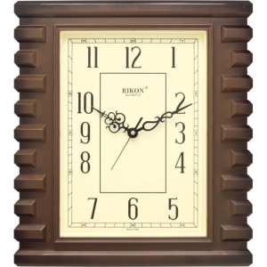 Ceas de Perete RIKON RK-08 Brown Ivory, Wood Ivory - Img 2