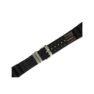 Curea Cauciuc Natural Negru pentru Ceasuri Diver – 20/22/24 mm – Lungime XXL – Grosime 4 mm – 3P9 - Img 2