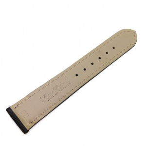 Curea Ceas „Fleurus Black Edition” – Piele Veritabilă de Vițel, Negru Integral cu Cataramă Neagră (18mm - 24mm) - Img 2