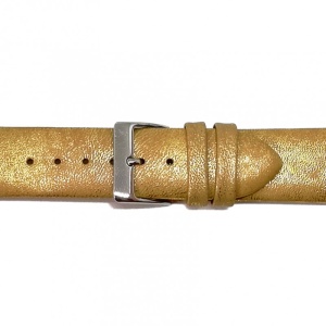 Curea Ceas „Golden Glow” Fancy22 – Piele Naturală Aurie (14mm - 22mm) - Img 5