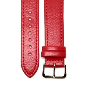 Curea Ceas „Scarlet Comfort XL” 4XL9 – Piele Naturală Hipoalergenică, Roșu (12mm - 26mm) - Img 2