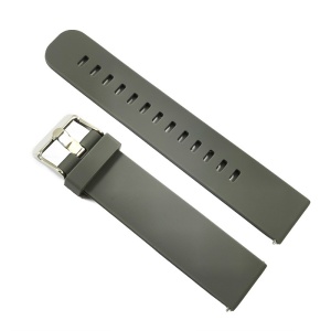 Curea Ceas „Slate Quick” A-9ST15 – Silicon Premium, Gri Antracit cu Quick Release (18mm - 22mm)