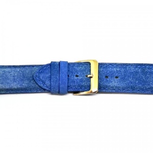 Curea Ceas „Suede Sky” – Piele Întoarsă Veritabilă, Bleu Pastel (18mm - 20mm) - Img 2