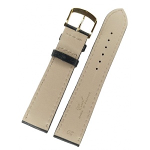 Curea Ceas Fleurus – Piele de Cerb Neagră – Made in France - Img 3