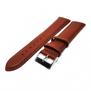 Curea ceas Fleurus XL - Piele Naturala - Culoare Maro - 22mm - Img 3