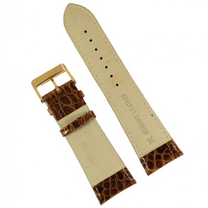 Curea Ceas Piele Maro Imprimeu Crocodil 26mm Nagata WZ1934 - Img 2