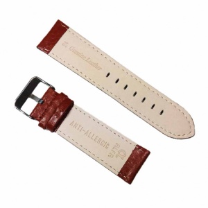 Curea Ceas Piele Naturala Maro 24mm WZ2240 - Img 2