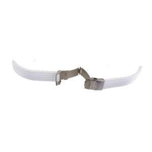 Curea ceas silicon alba inchidere deployant 20mm 22mm WZ1598 - Img 2