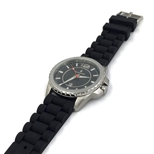 Curea Ceas Silicon Neagră Waterproof 18/20/22mm | Rezistentă la Apă | Cataramă Oțel - Img 4