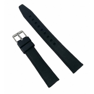 Curea Ceas Silicon Negru 16mm WZ2184 - Img 1