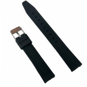 Curea Ceas Silicon Negru 16mm WZ2184 - Img 2
