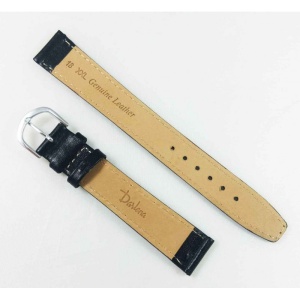 Curea Ceas XXL Piele Naturala Neagra 18mm WZ2159 - Img 2