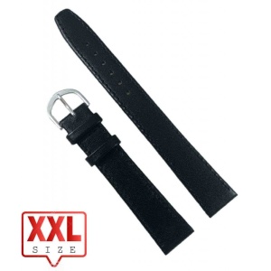 Curea Ceas XXL Piele Naturala Neagra 18mm WZ2159 - Img 3