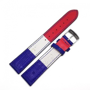 Curea de ceas albastru Morellato textil + piele 18mm 20mm WZ3582 - Img 3